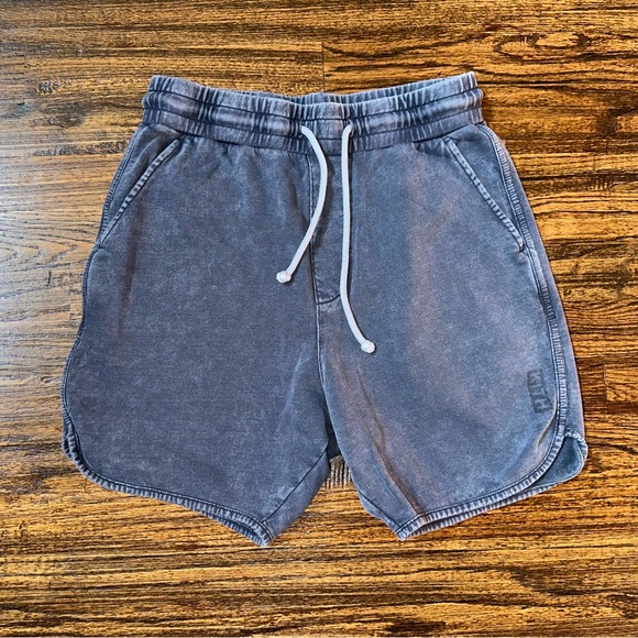 Kith Short Indigo Blue Crystal Wash Jordan Sweat-shorts Size XS